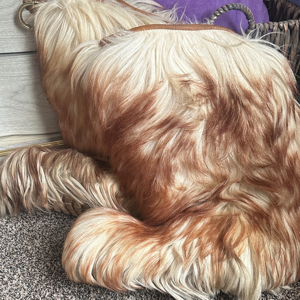 Vintage fur boots